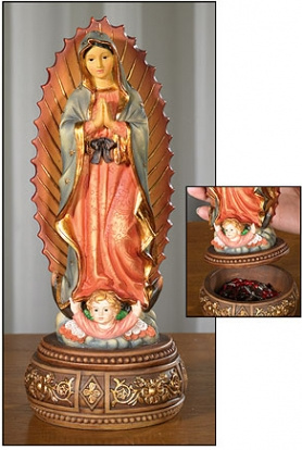 Our Lady of Guadalupe Rosary Box/Holder